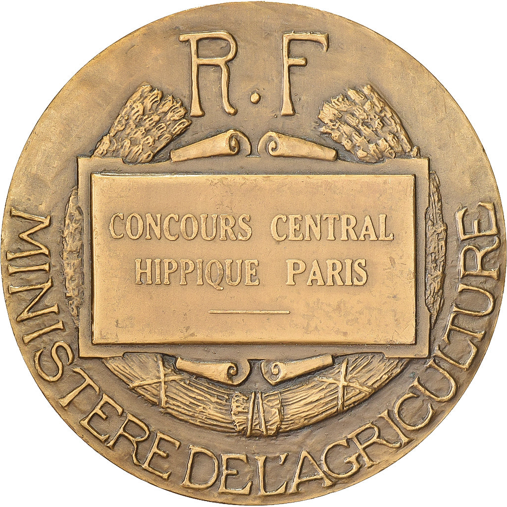Francia, medaglia, Agriculture, Concours Centrale Hippique, Paris, Bronzo