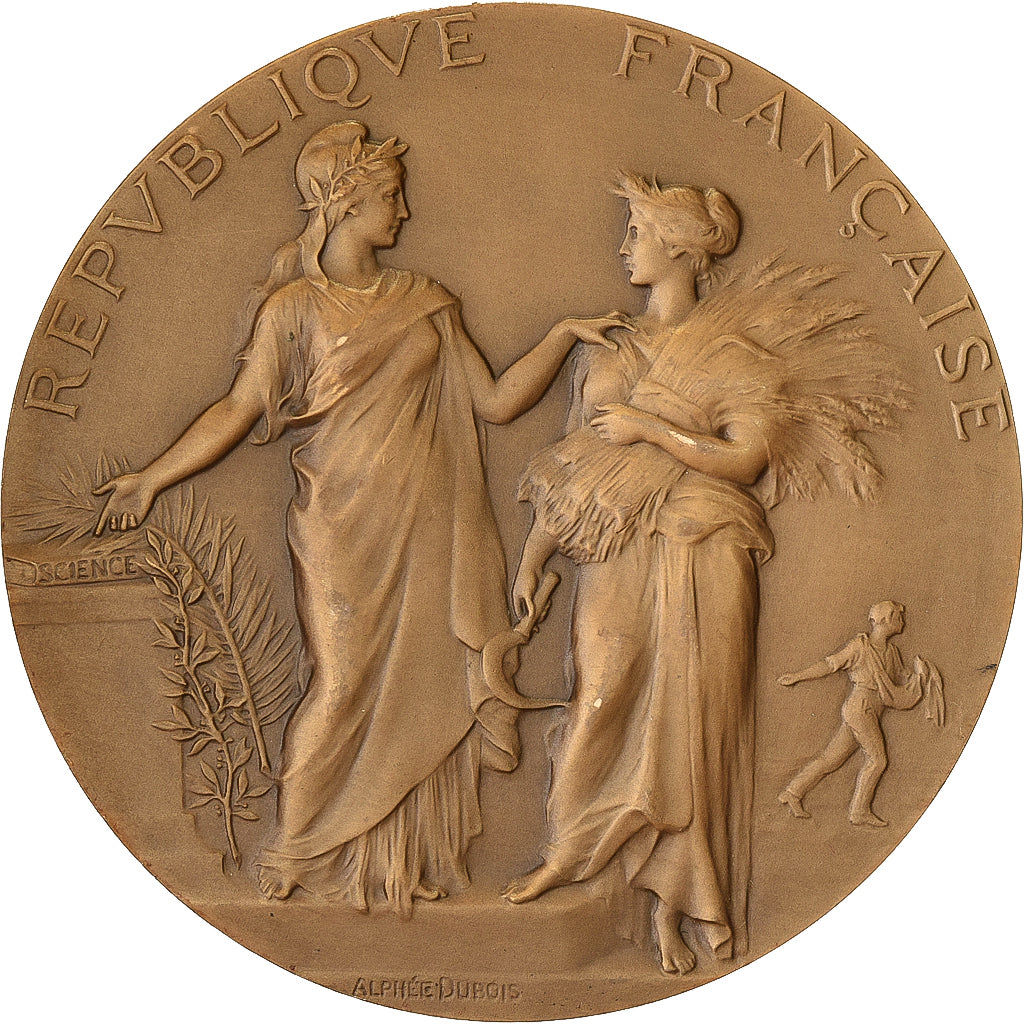 France, Médaille, Concours Central Hippique de Paris, 1911, Bronze, SUP