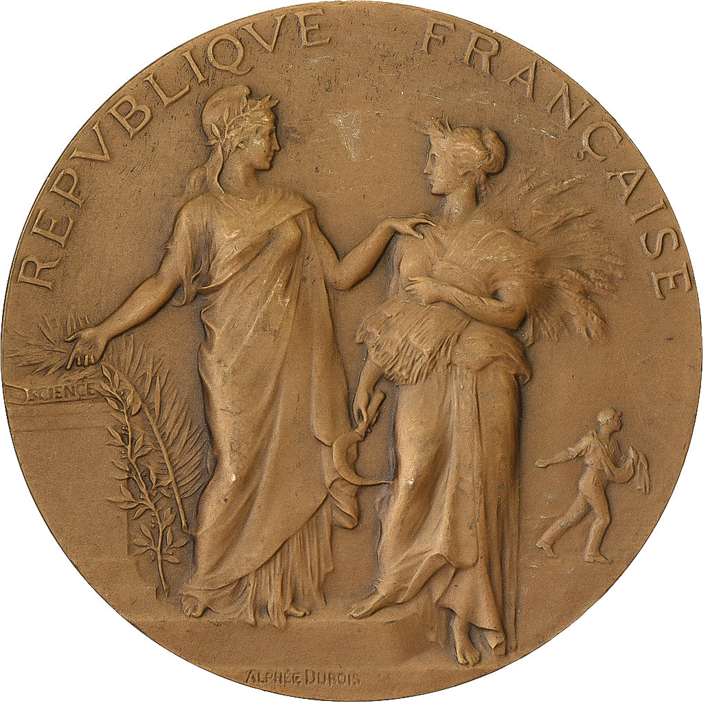 France, Médaille, Concours Central Hippique de Paris, 1910, Bronze, SUP