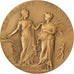 France, Médaille, Concours Central Hippique de Paris, 1907, Bronze, SUP