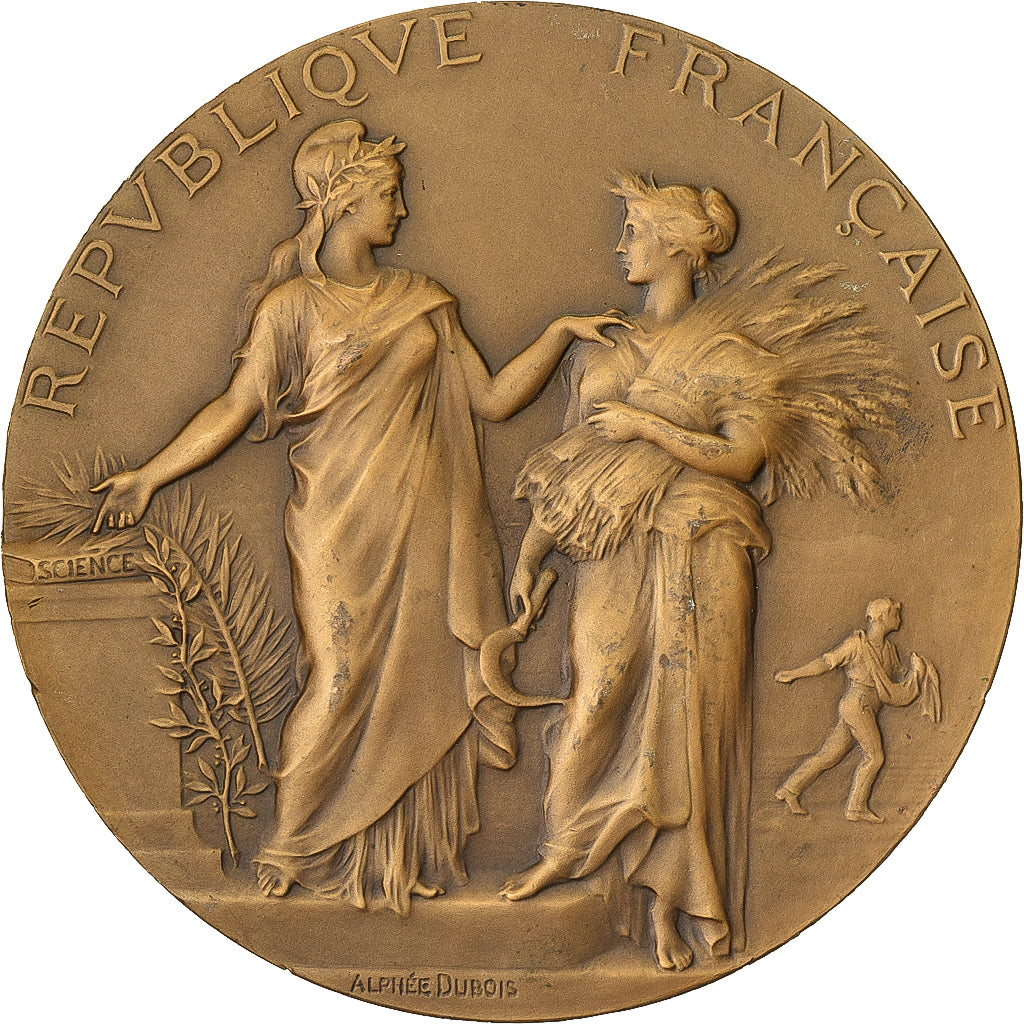 France, Médaille, Concours Central Hippique de Paris, 1905, Bronze, SUP