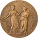 France, Médaille, Concours Central Hippique de Paris, 1909, Bronze, SPL