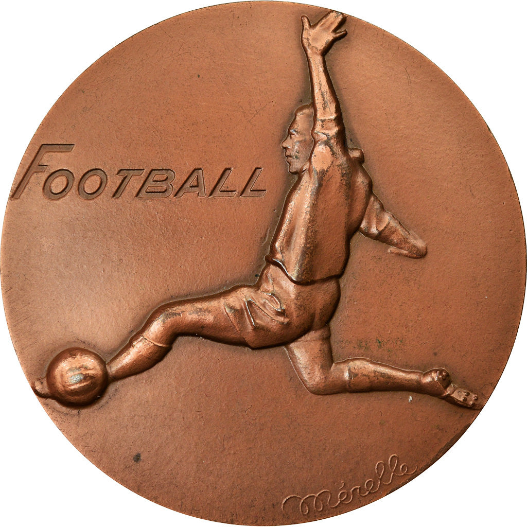 France, Médaille, Sport, Football, Sports & leisure, 1976, Mérelle, SUP