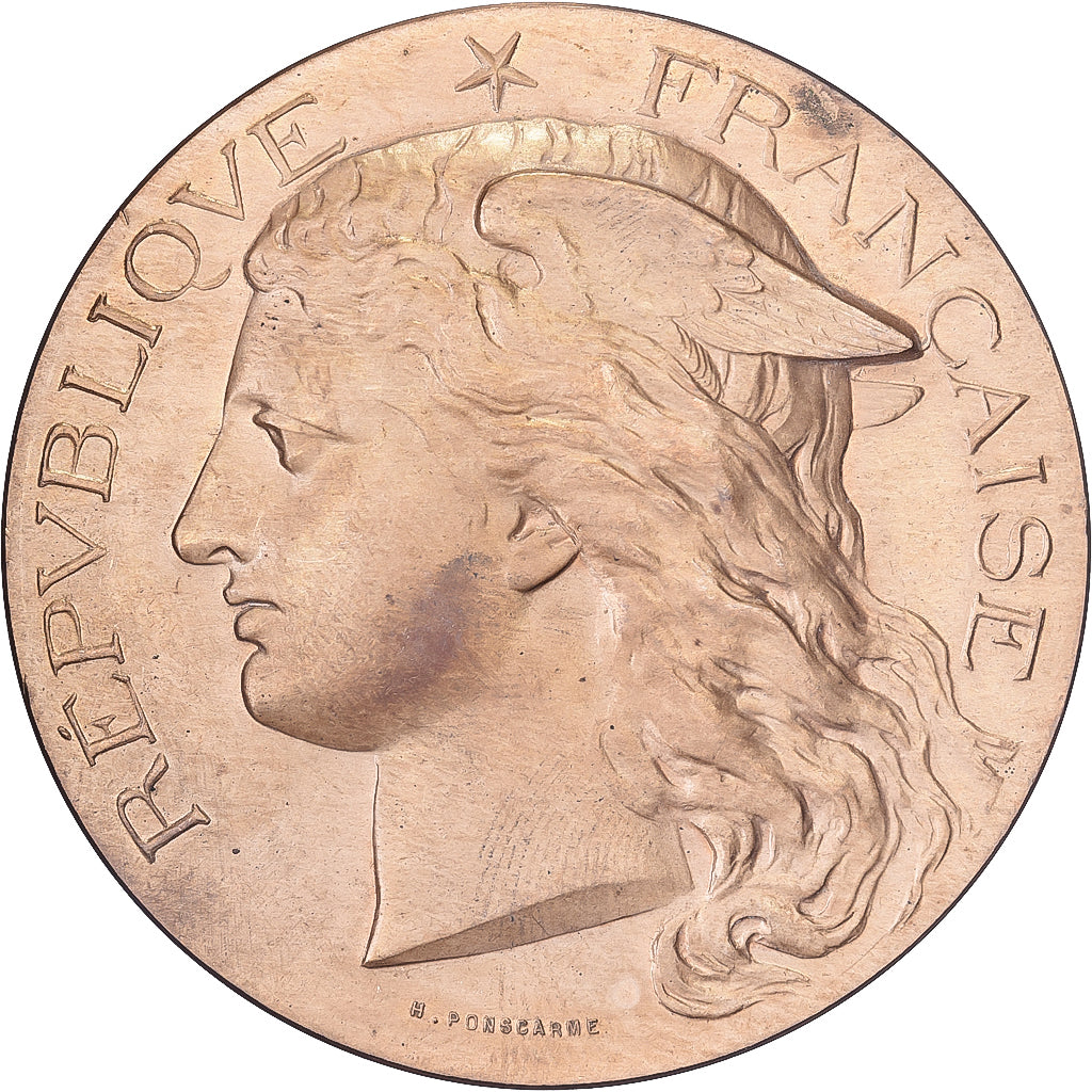France, Médaille, Exposition Universelle, Chevaline et Asine, 1900, Bronze
