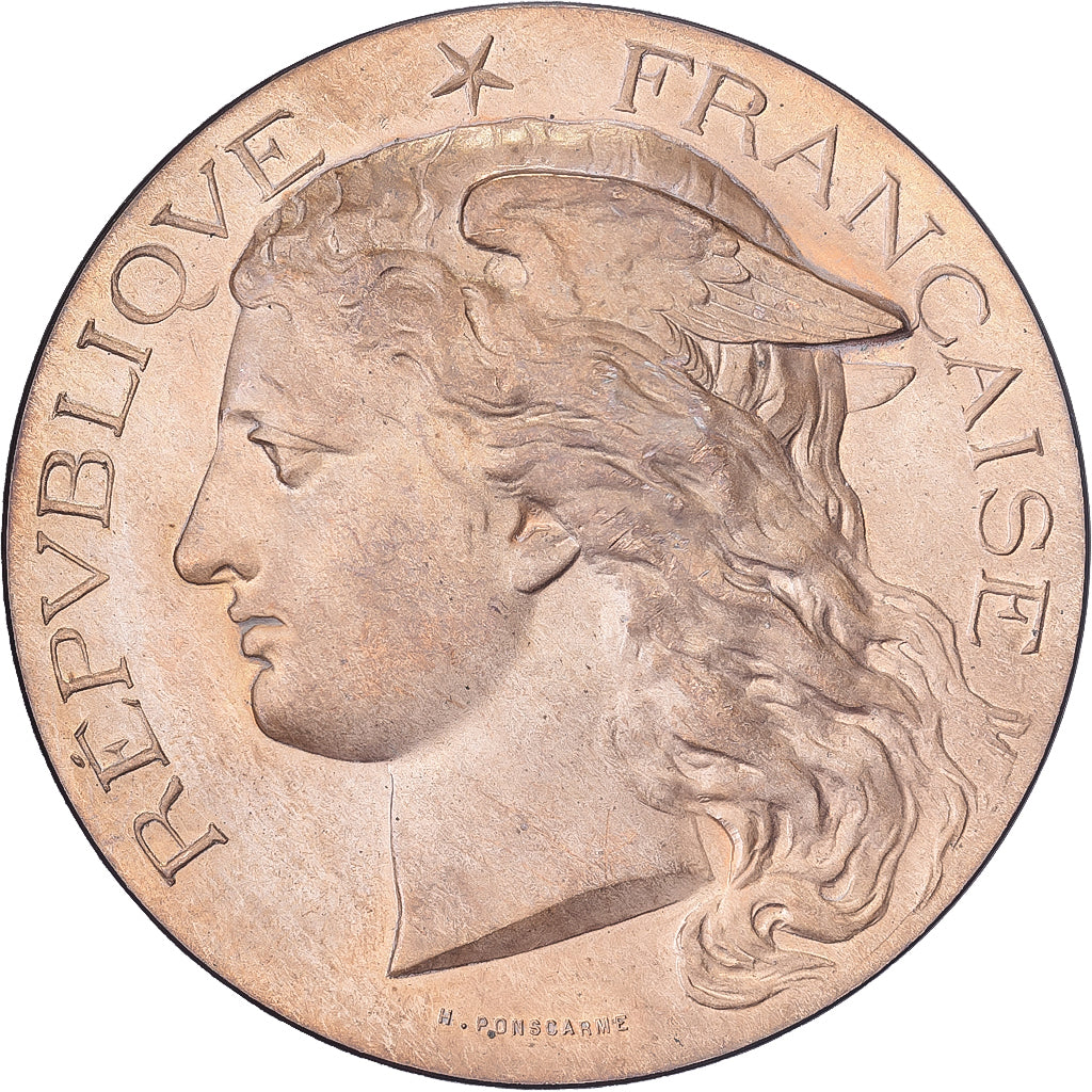 França, medalha, Exposition Universelle, Chevaline et Asine, 1900, Bronze