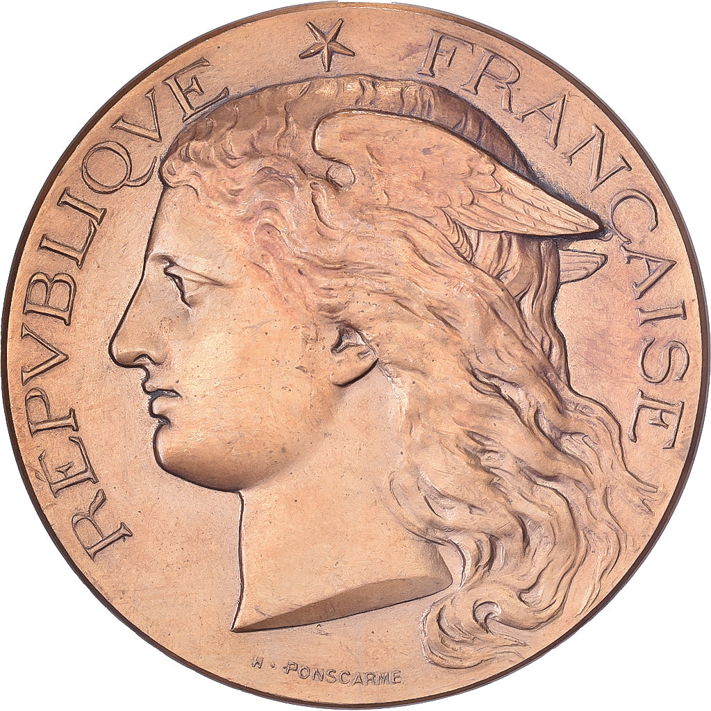 France, Medal, Concours Régional Hippique de Poitiers, 1887, Bronze, Ponscarme