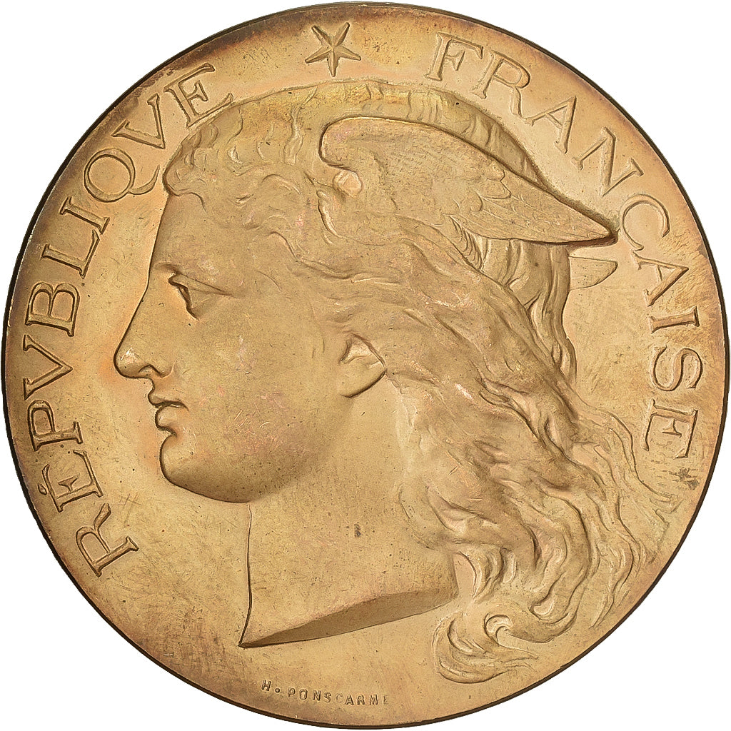 France, Medal, Concours Régional Hippique de Nantes, 1901, Bronze, Ponscarme