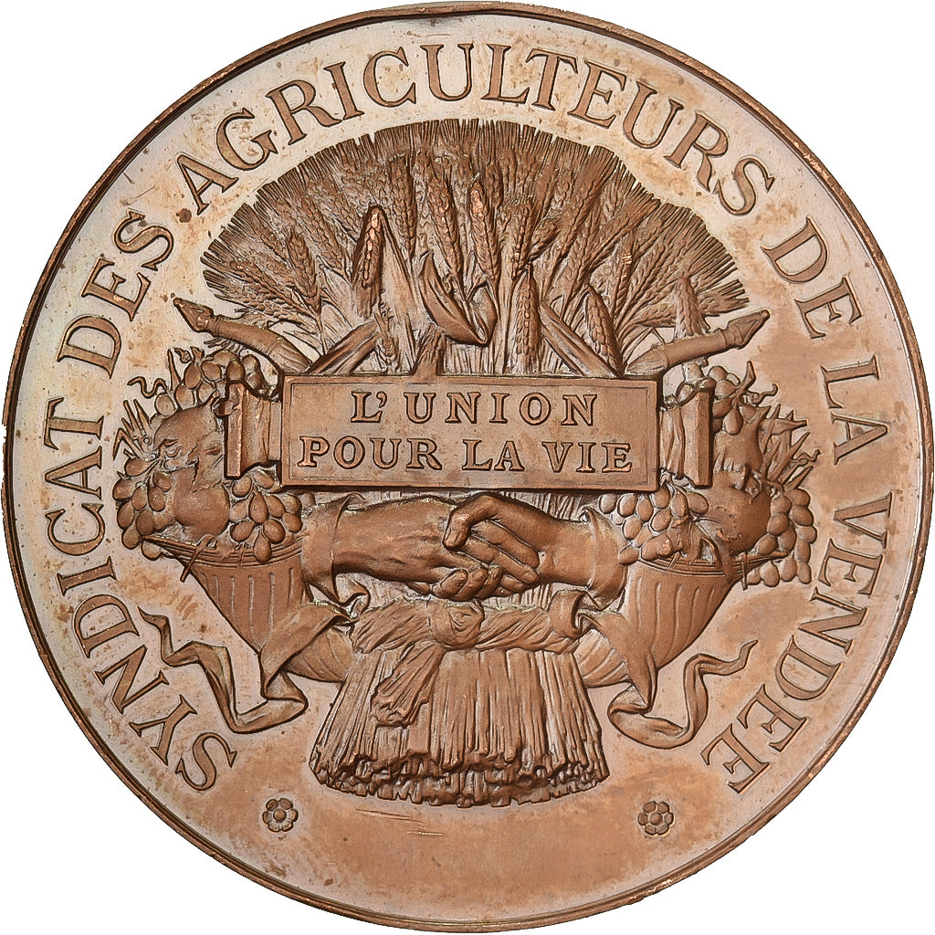 Frankrijk, Medaille, Syndicat des Agriculteurs de Vendée, Copper, PR