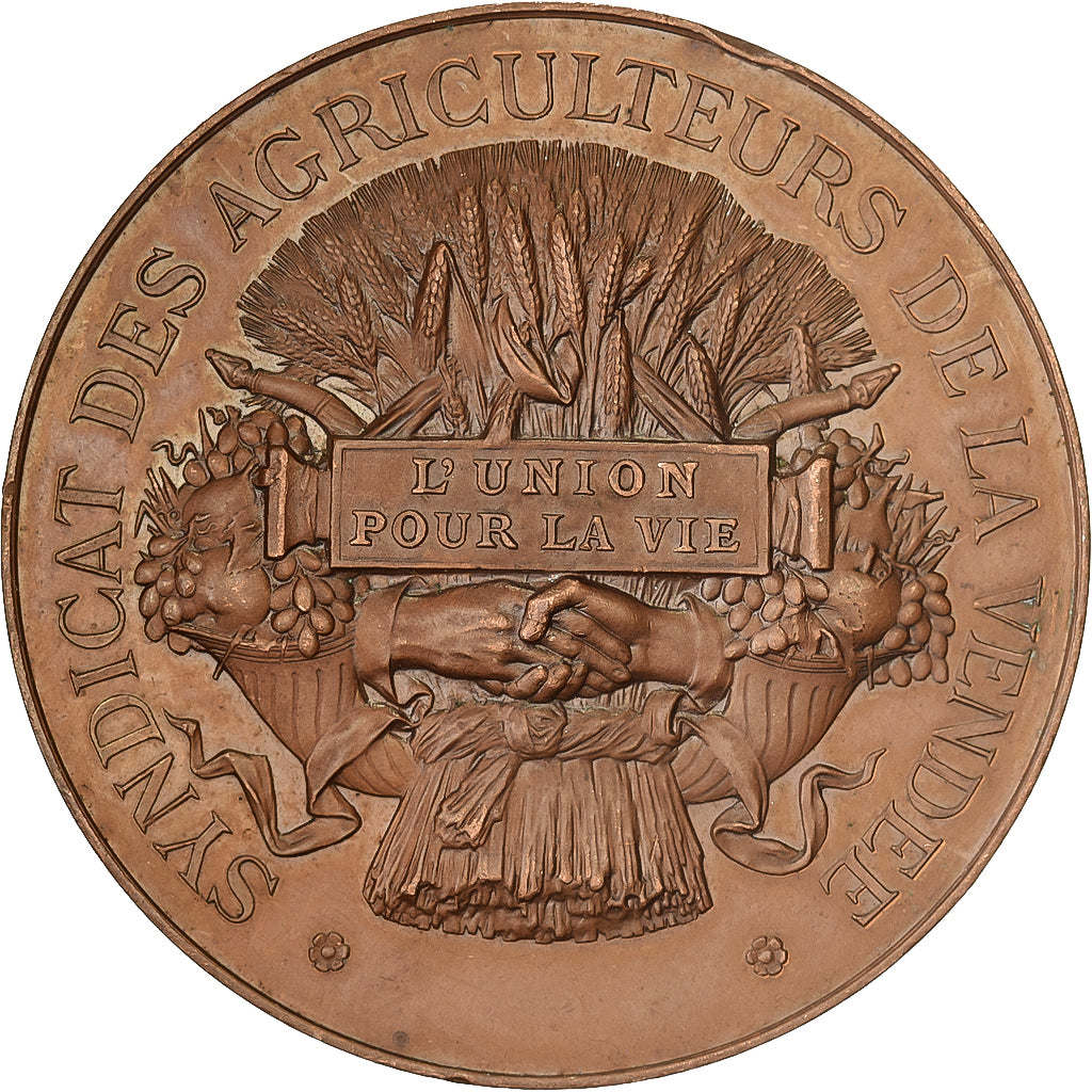 Frankrijk, Medaille, Syndicat des Agriculteurs de Vendée, Copper, ZF