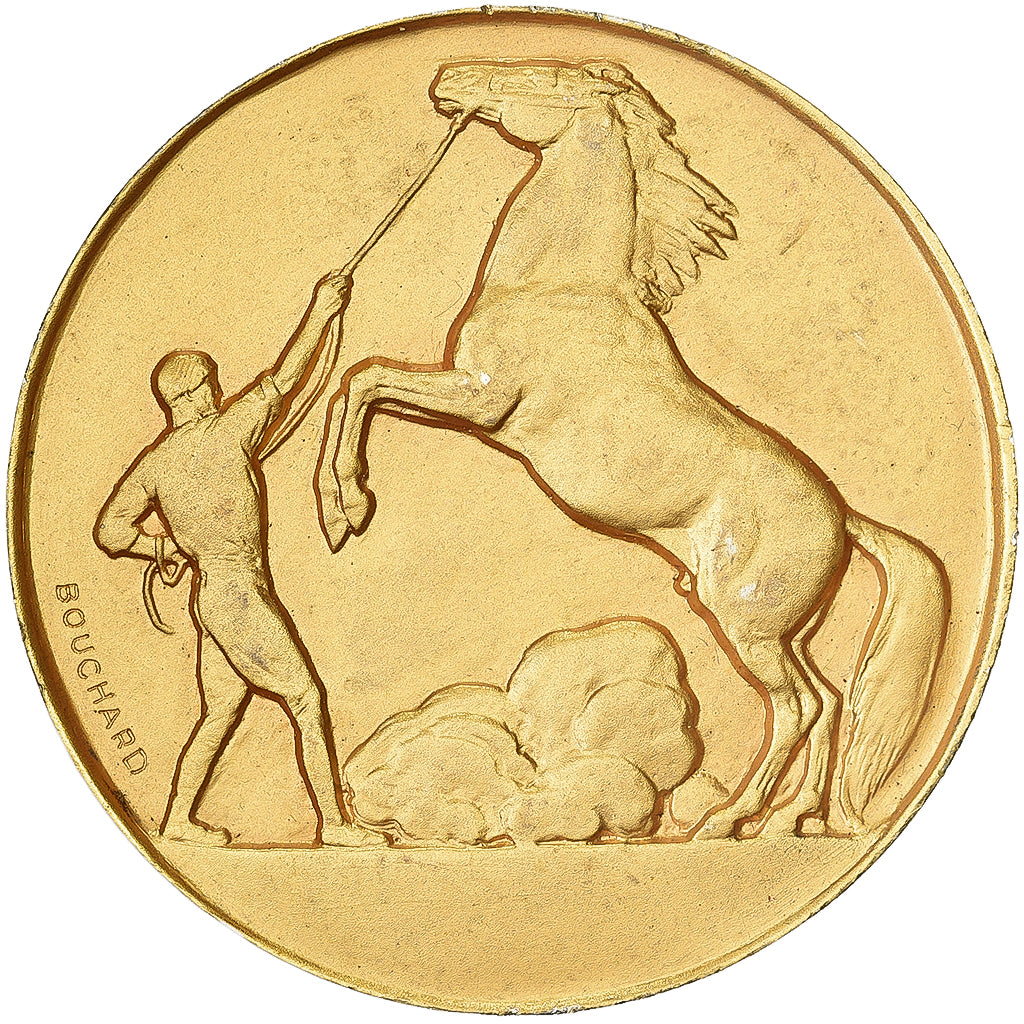 France, Médaille, Concours Central Hippique de Paris, 1935, Vermeil, SUP