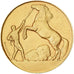 France, Médaille, Concours Central Hippique de Paris, 1935, Vermeil, SUP