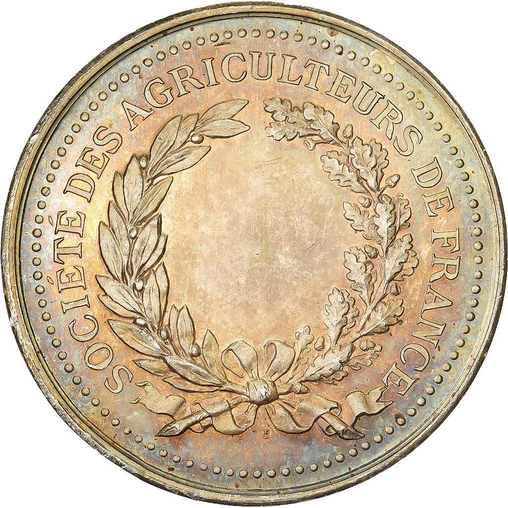 França, medalha, Société des agriculteurs de France, Prata, AU(55-58)