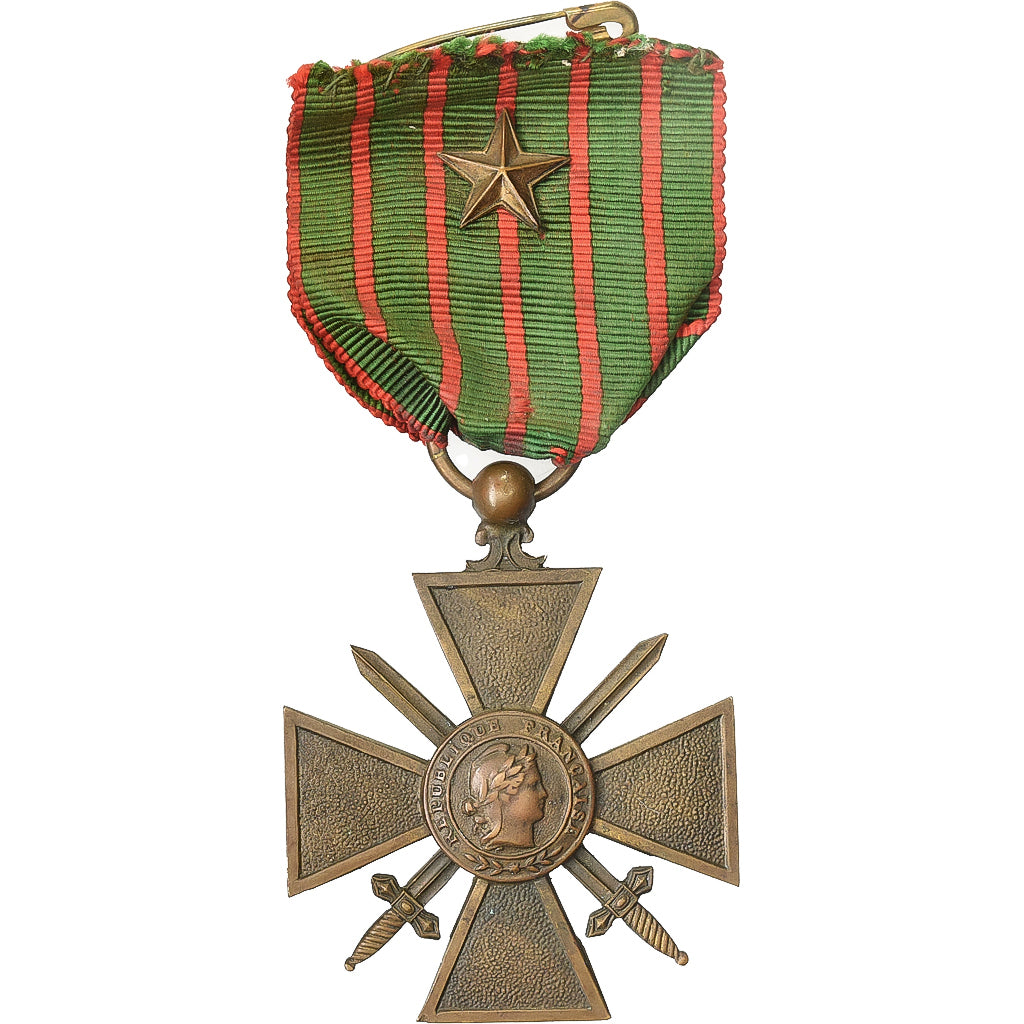 Francia, Croix de Guerre, medaglia, 1914-1916, Une Citation, Ottima qualità