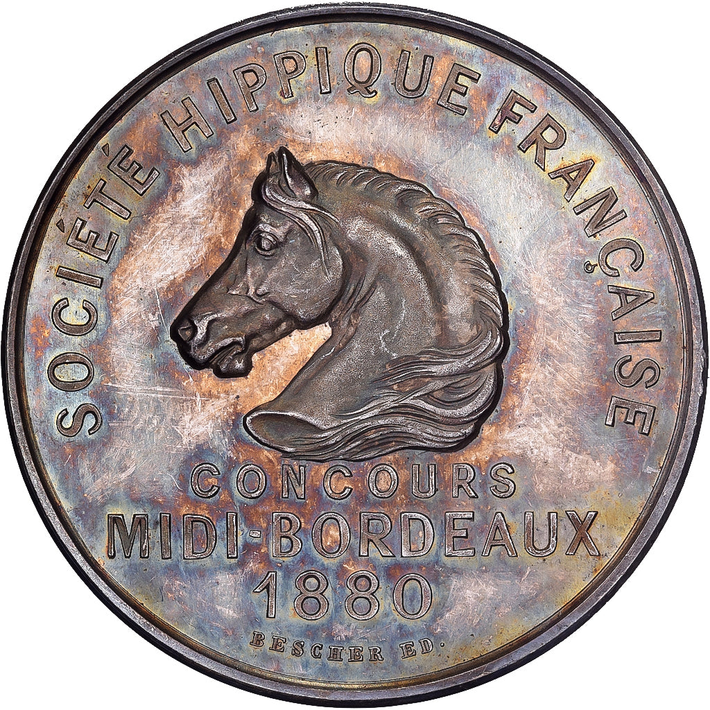 Francja, medal, Société Hippique Française, Concours Ouest-Nantes, 1880