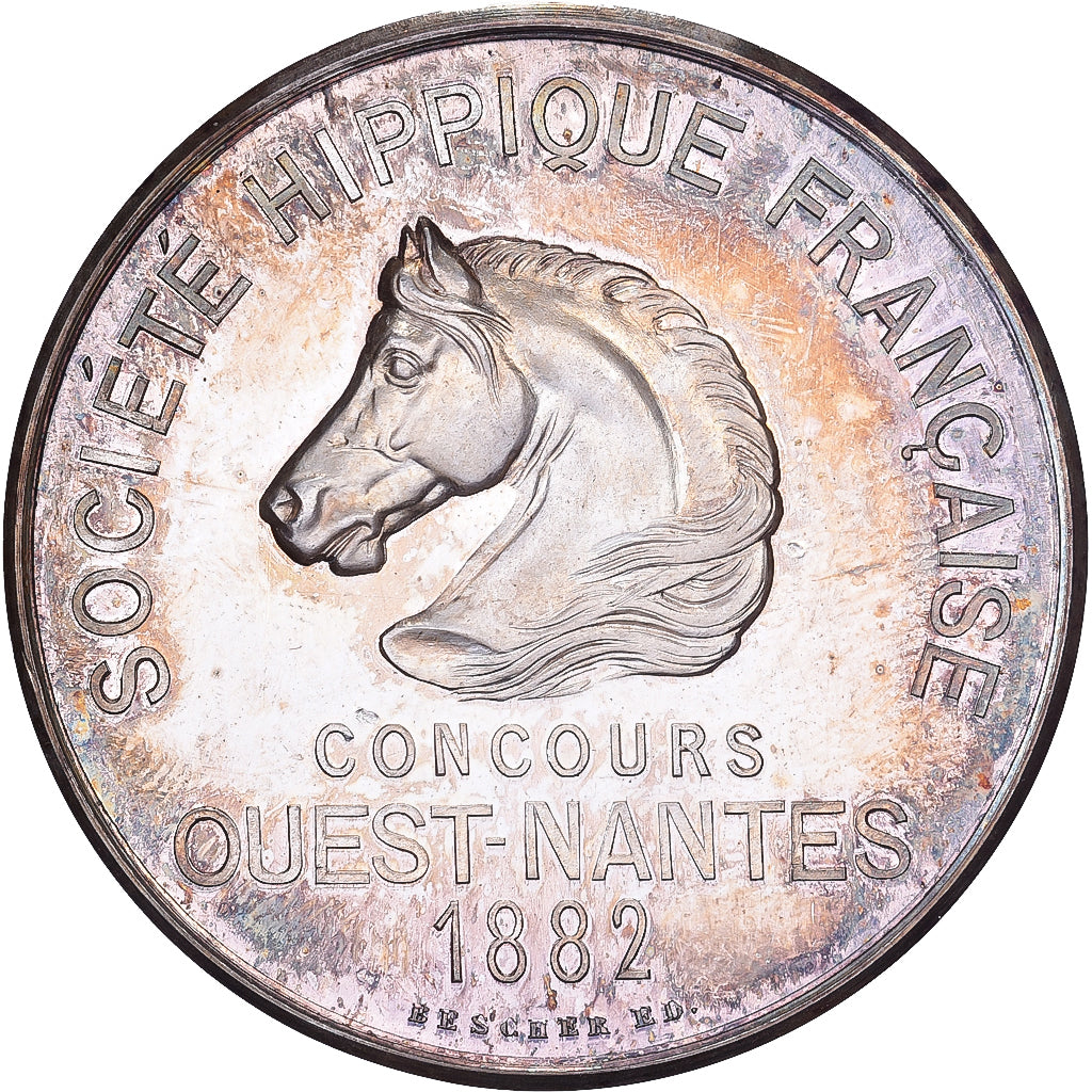 França, medalha, Société Hippique Française, Concours Ouest-Nantes, 1882
