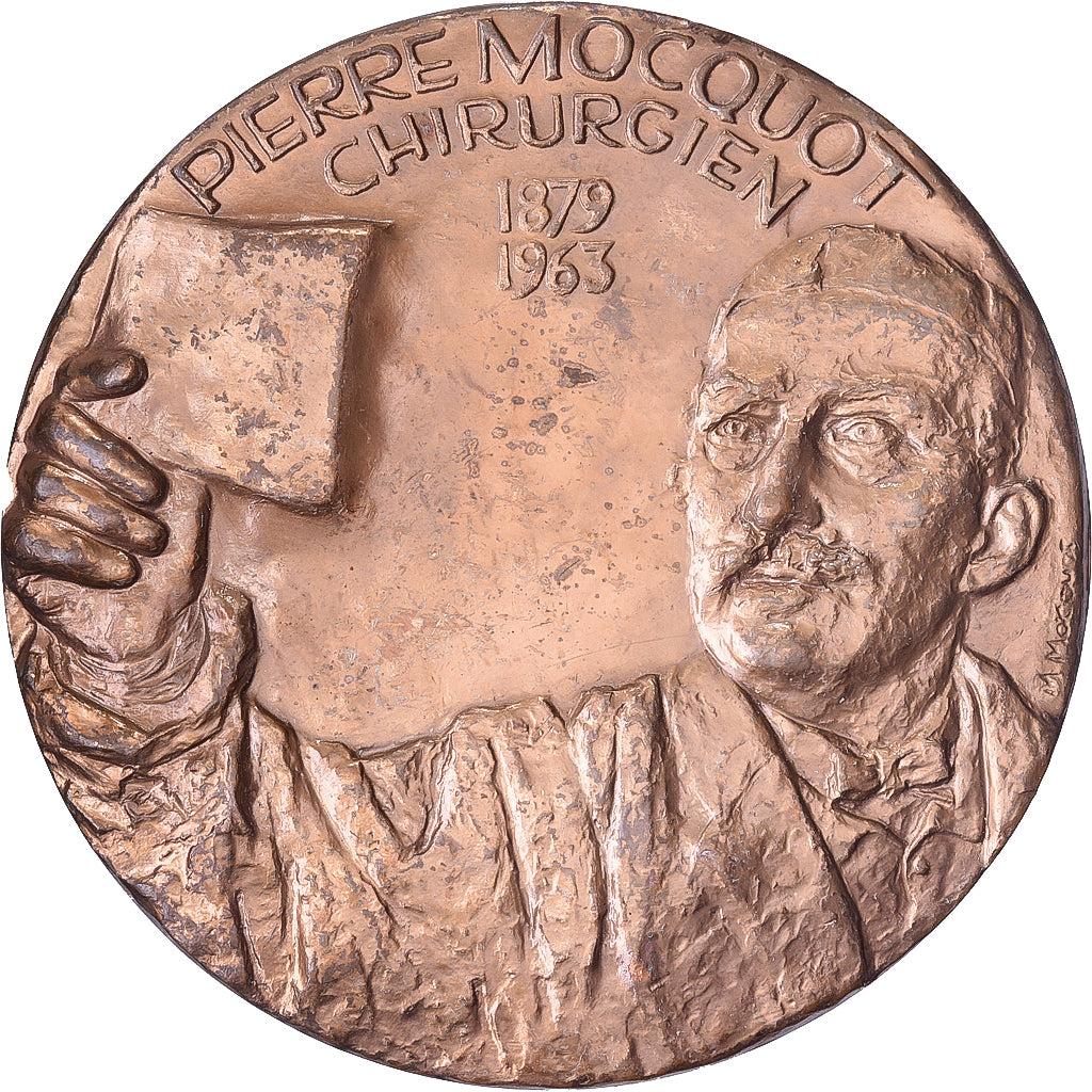Francia, medaglia, Pierre Mocquot, Chirurgien, 1985, Bronzo, mocquot, BB
