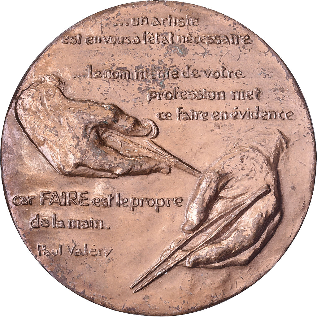 Francia, medaglia, Pierre Mocquot, Chirurgien, 1985, Bronzo, mocquot, BB