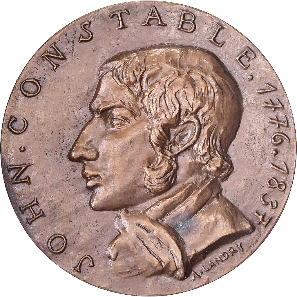 Francia, medaglia, John Constable, 1966, Bronzo, Annette Landry, SPL-