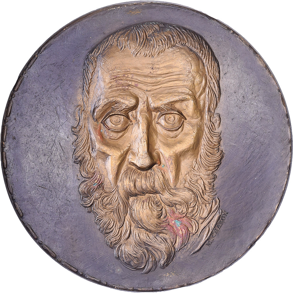 France, Médaille, Iacopo Robusti, Dit Le Tintoret, 1967, Bronze, TTB+, Charon