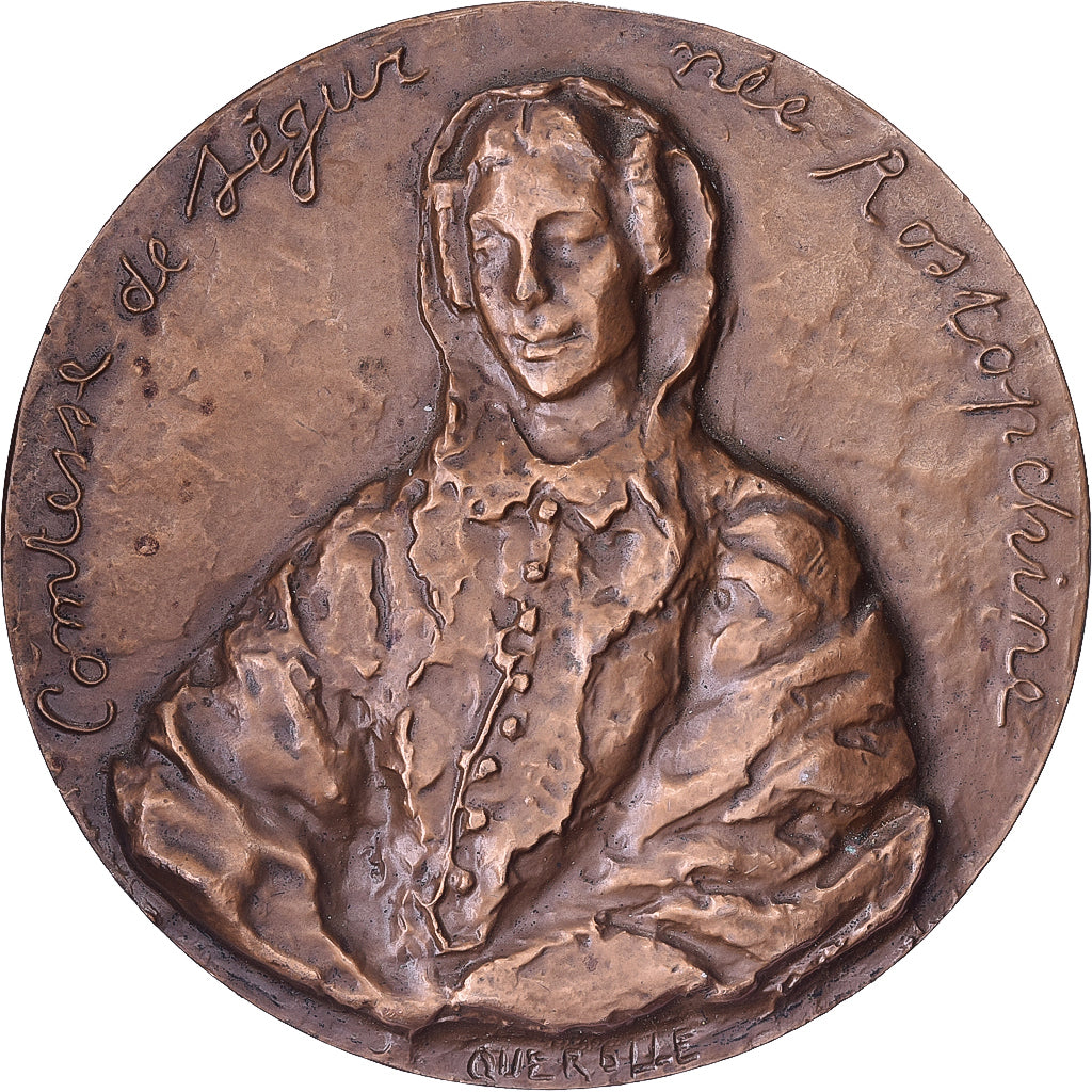 Francia, medaglia, Comtesse de Ségur, Bronzo, Quérolle, BB+