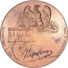 Francia, medalla, Embarquement De Napoléon Ier sur le Bellerophon, Bronce