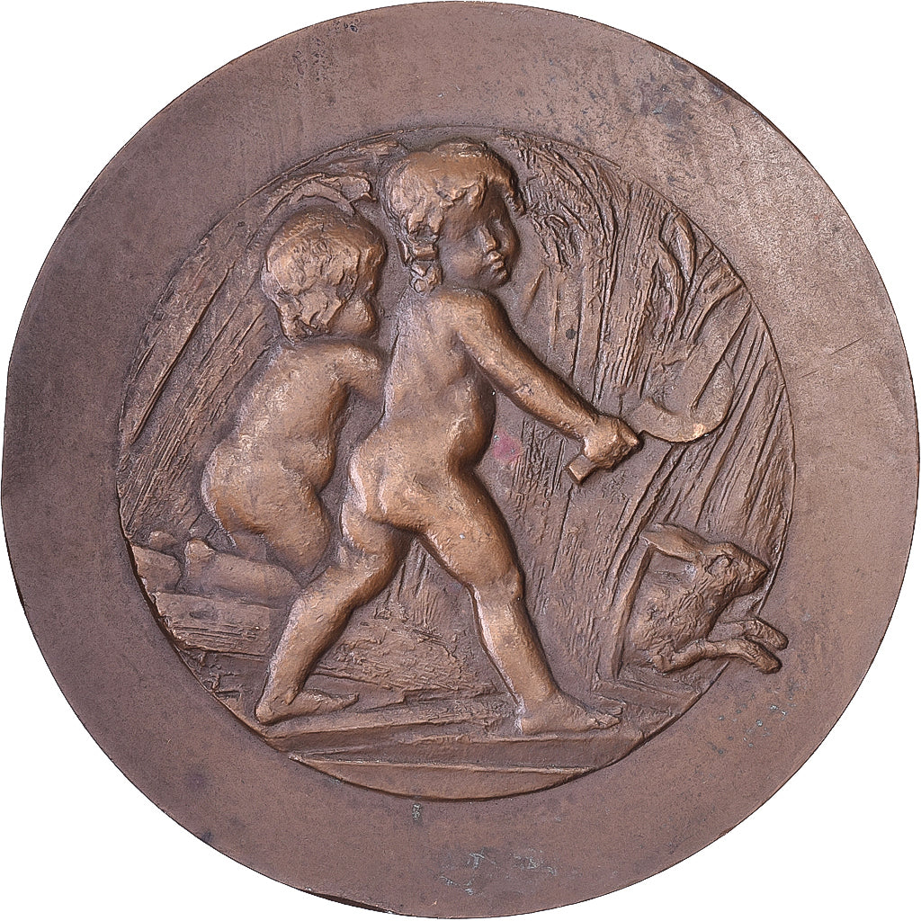 Francia, medaglia, Edme Bouchardon, 1967, Bronzo, Bourroux, BB+