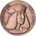 Francia, medaglia, Charles VIII, Amboise, Bronzo, Coutré, SPL