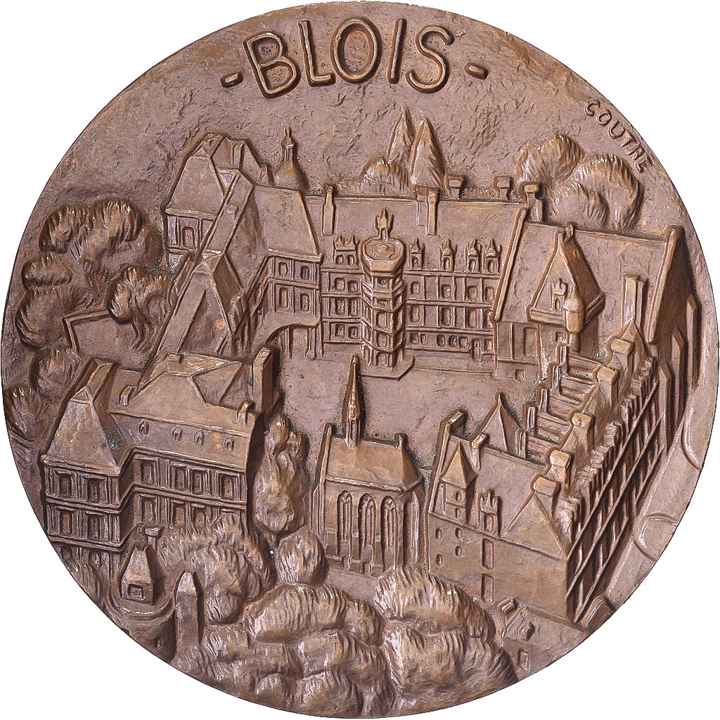 Francia, medaglia, Château de Blois, Bronzo, Coutré, SPL
