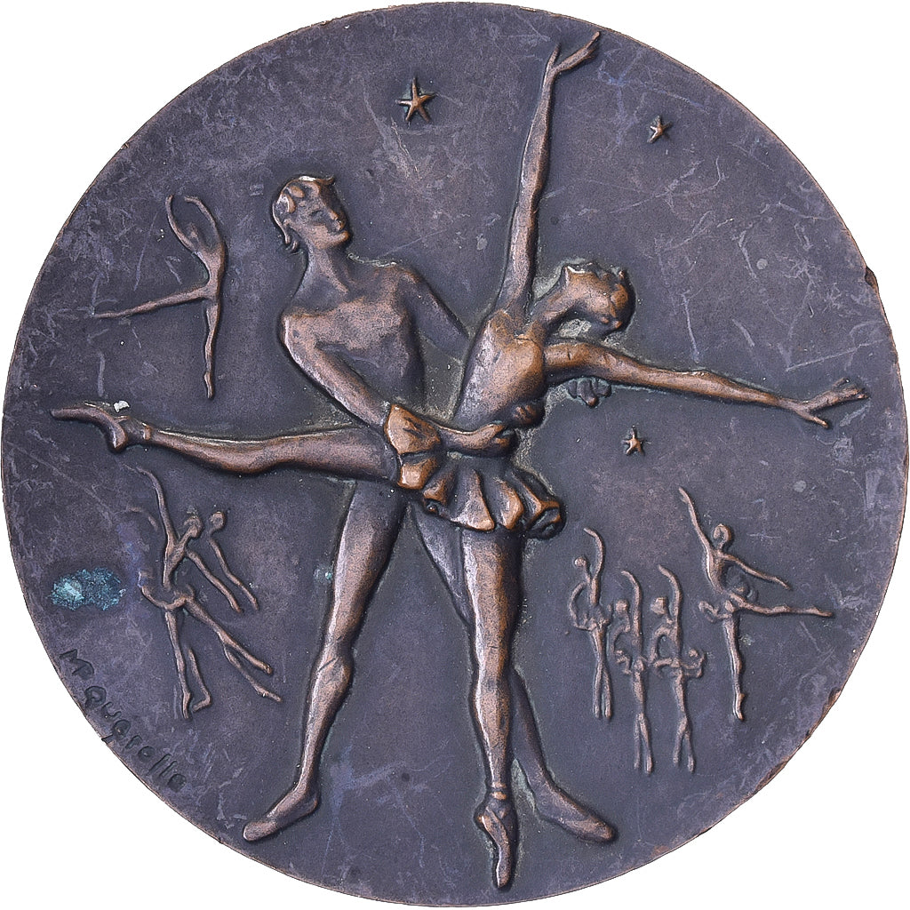 Frankreich, Medaille, La Danse Classique, Bronze, Quérolle, SS