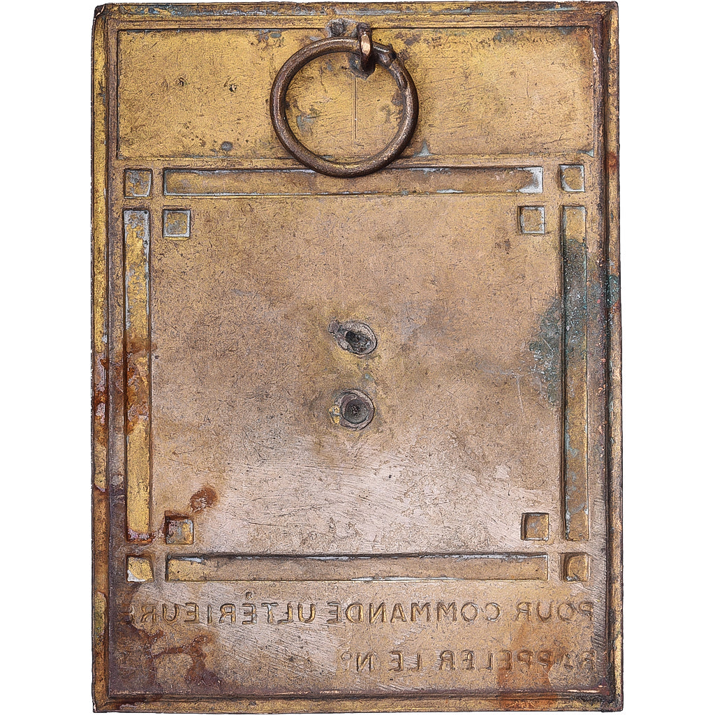 França, Plaque, Publicitaire, Guillouf Le Havre, Latão, EF(40-45)