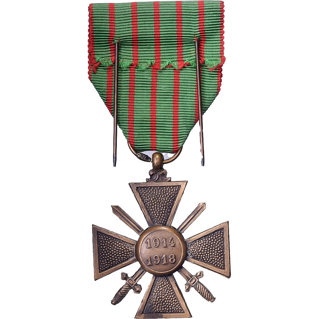 Francja, Croix de Guerre, WAR, medal, 1914-1918, Une Citation, Doskonała