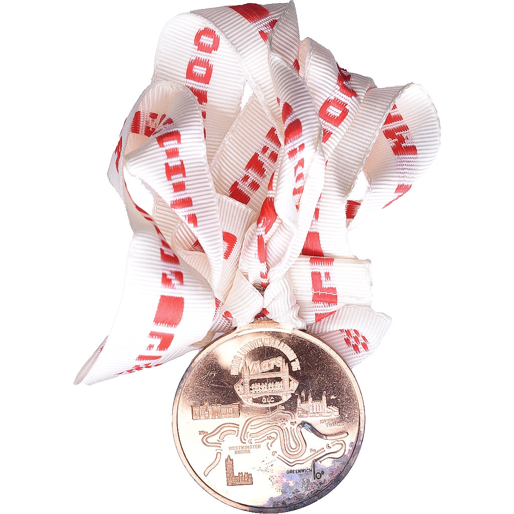 Royaume-Uni, Médaille, Mars London Marathon, 1986, Métal, TTB