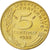 Moneta, Francja, Marianne, 5 Centimes, 1988, MS(63), Aluminium-Brąz, KM:933