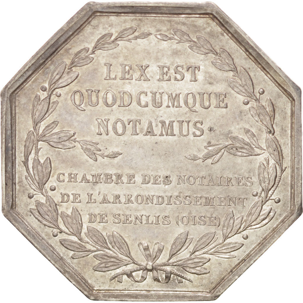 Frankrijk, Token, Notary, Caqué, PR, Zilver
