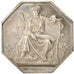 France, Token, Notary, Borrel, AU(55-58), Silver, Lerouge:354