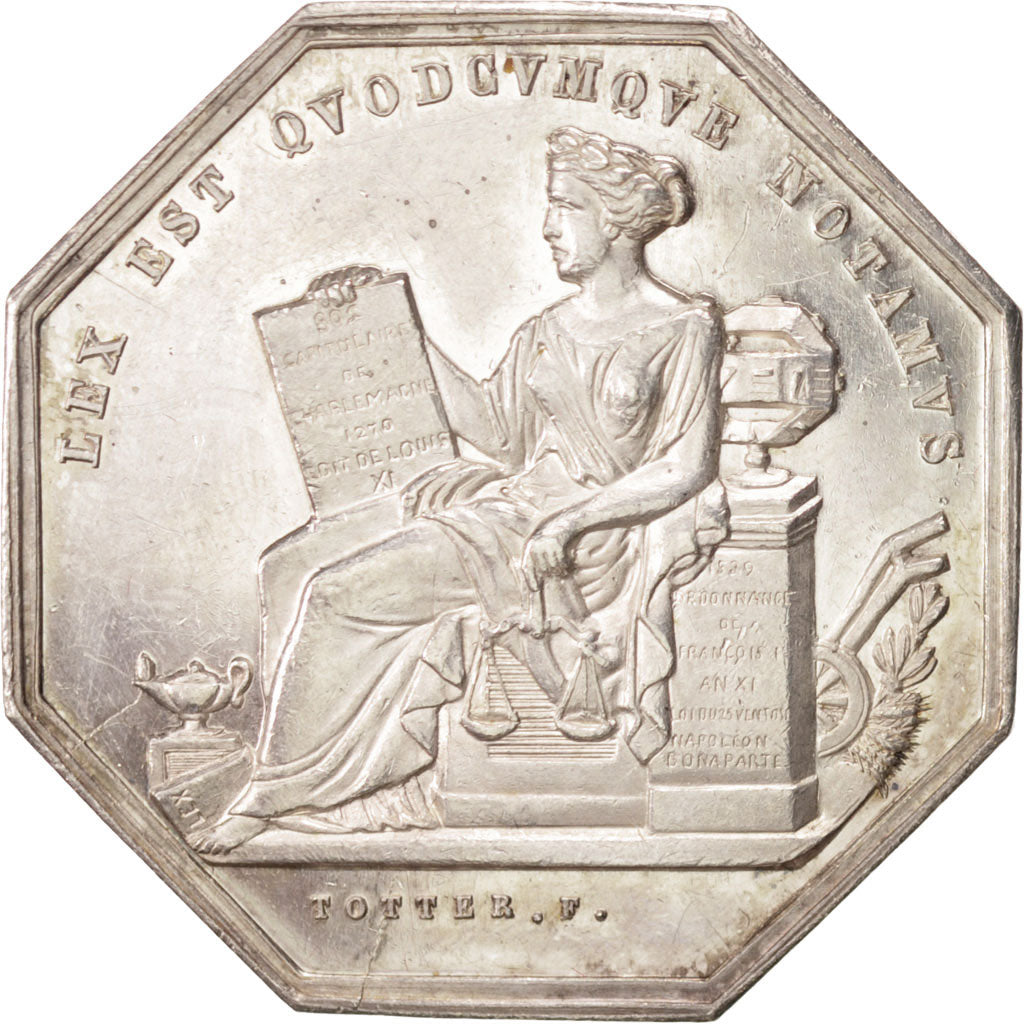 France, Token, Notaires de l'Arrondissement de Villefranche, Rhône, n.d.