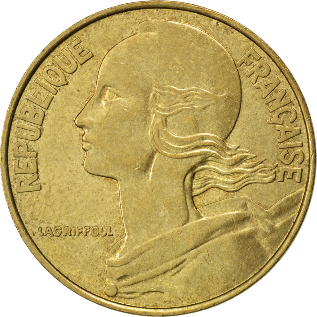 Münze, Frankreich, Marianne, 20 Centimes, 1992, SS, Aluminum-Bronze, KM:930