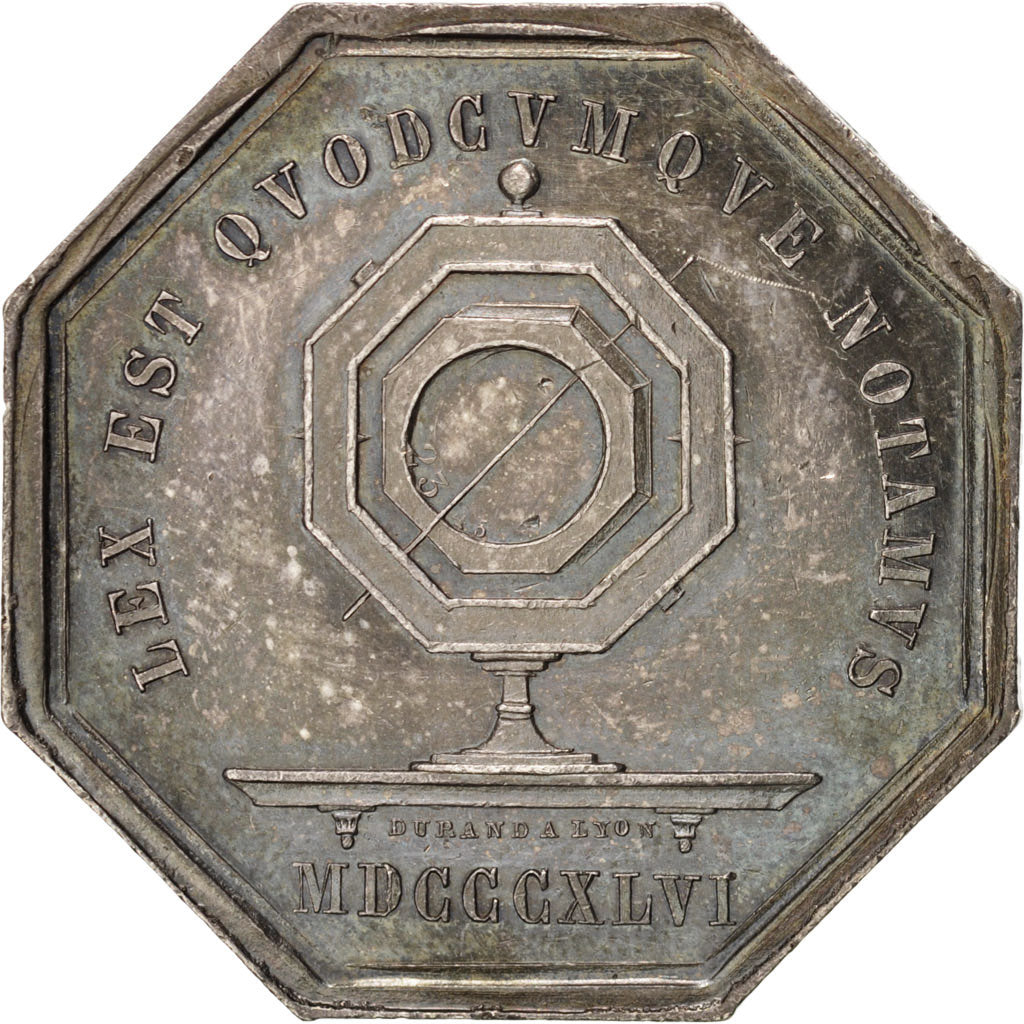 France, Token, Notary, AU(55-58), Silver, Lerouge:366