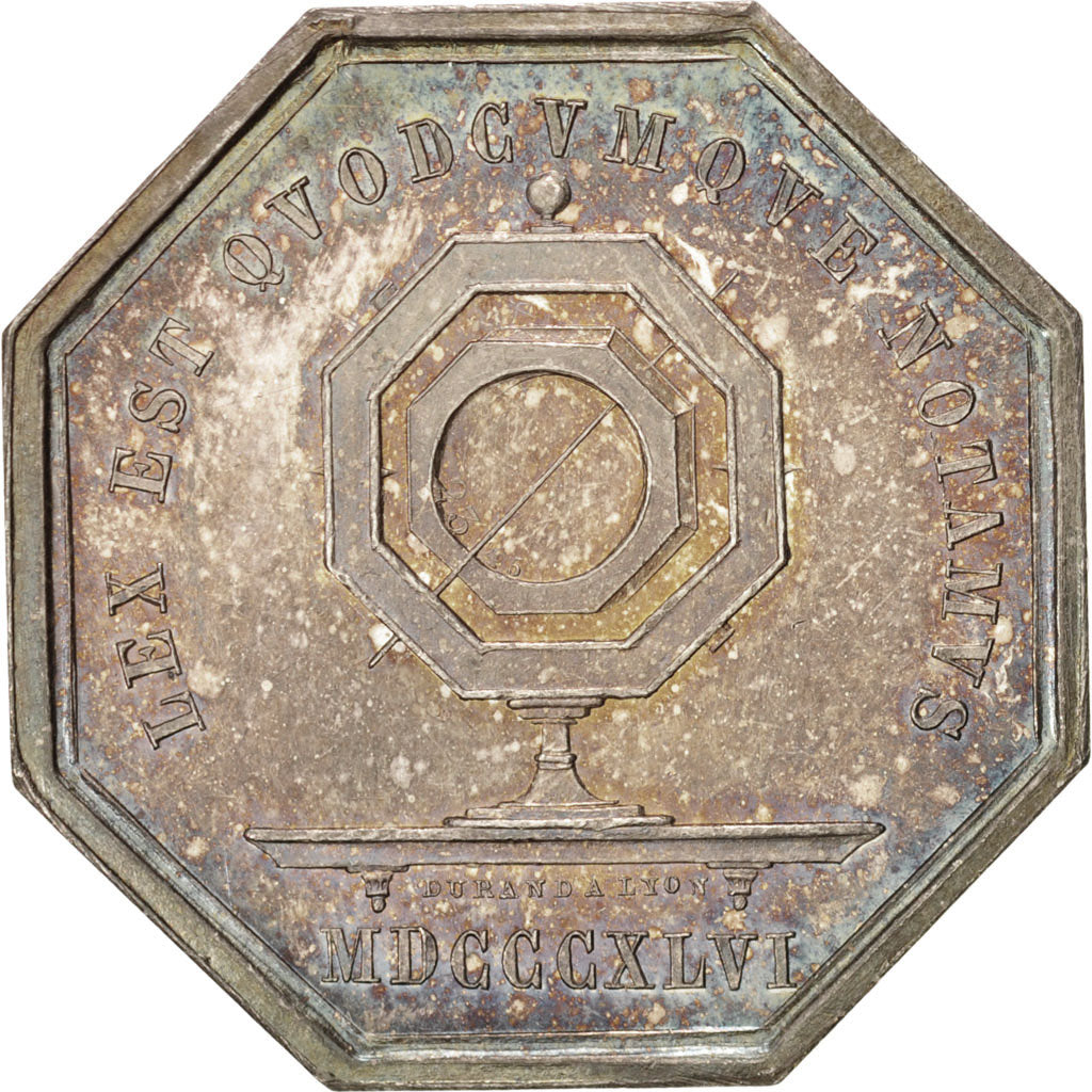 France, Token, Notary, AU(55-58), Silver, Lerouge:366.