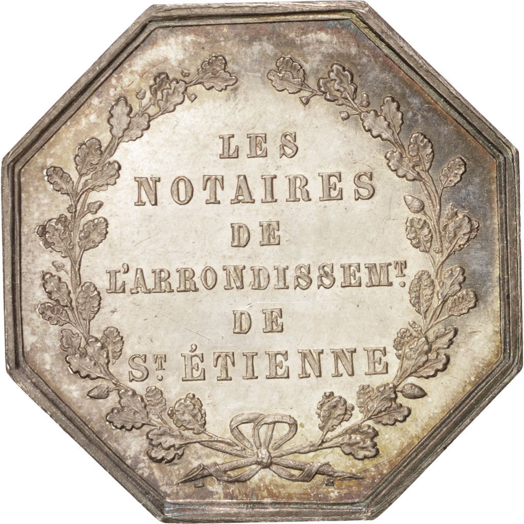France, Token, Notary, AU(55-58), Silver, Lerouge:366.
