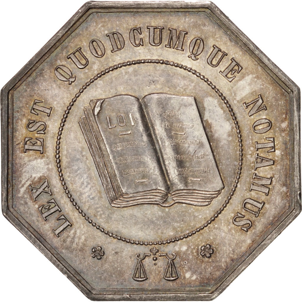 Francja, Token, Notariusz, AU(55-58), Srebro, Lerouge:31