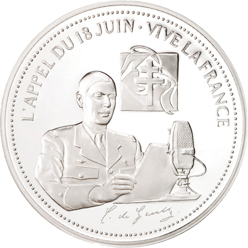 Munten, Frankrijk, Medal, FDC, Zilver, 40