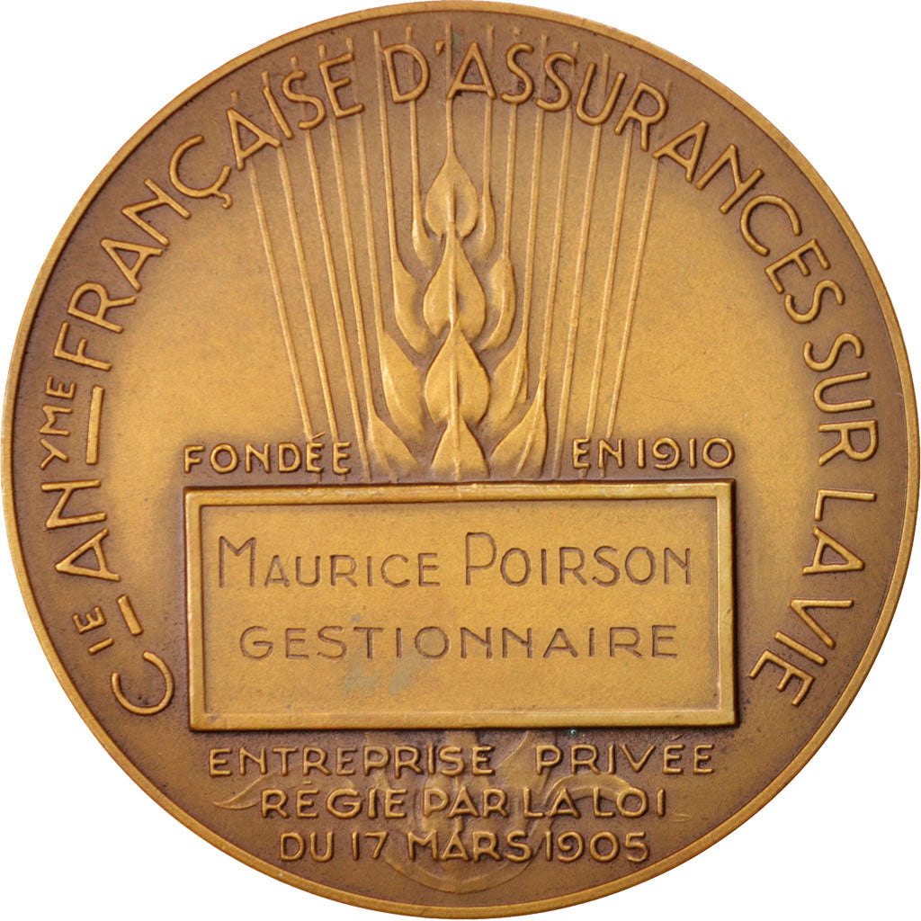 France, Medal, French Fifth Republic, Politics, Society, War, AU(55-58), Bronze
