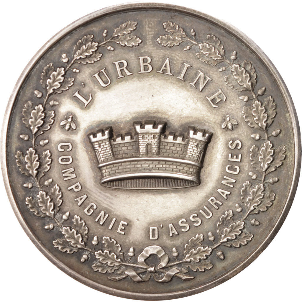 Francia, Medal, French Third Republic, Politics, Society, War, SPL, Argento