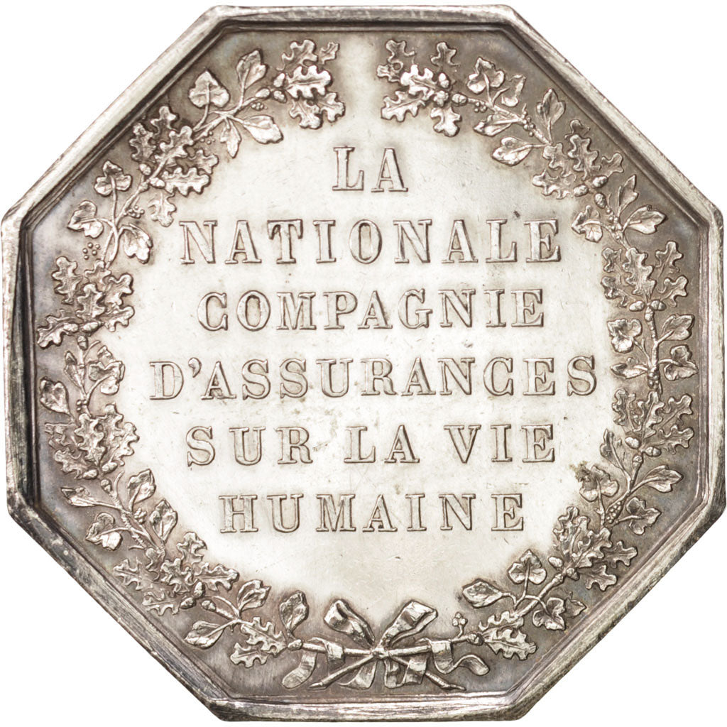 Frankreich, Token, Insurance, 1830, SS+, Silber, Gailhouste:442
