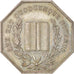 France, Token, Notary, 1852, AU(55-58), Silver, Lerouge:116