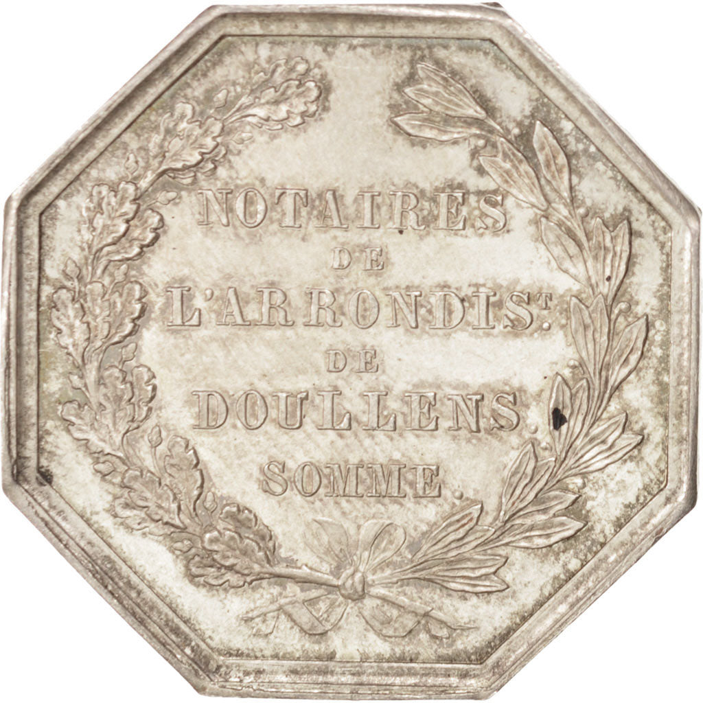 France, Jeton, Notary, 1833, TTB+, Argent, Lerouge:121