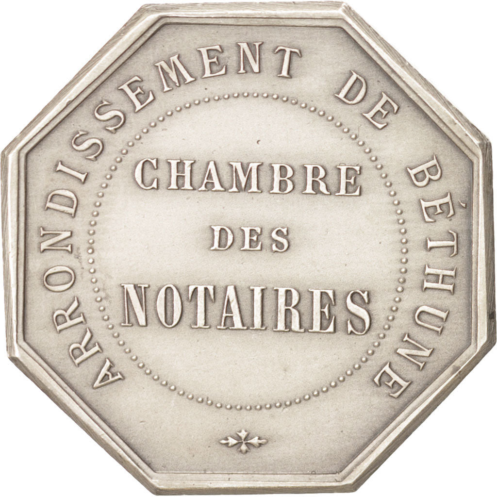 France, Token, Notary, AU(55-58), Silver, Lerouge:46