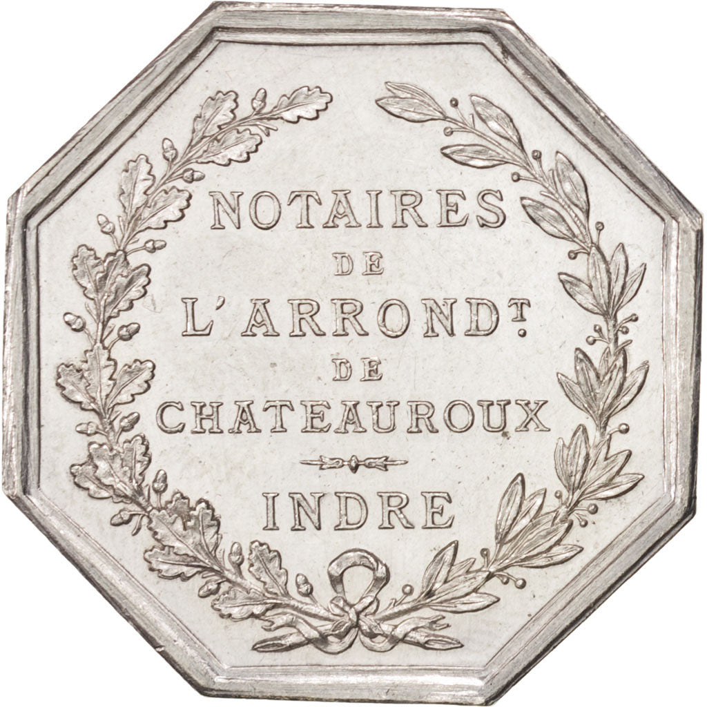 France, Token, Notaires de l'Arrondissement de Châteauroux, Indre, n.d.