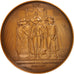 France, Medal, French Fifth Republic, History, 1988, Berechel, AU(55-58), Bronze